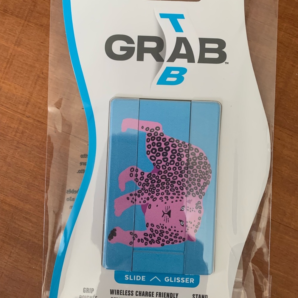 Speck GrabTab Phone Holder PINK CHEETAH